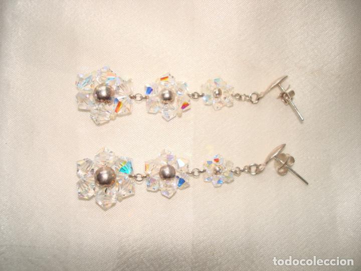 Joyeria: PENDIENTES DE PLATA VINTAGE Y FLORES - Foto 5
