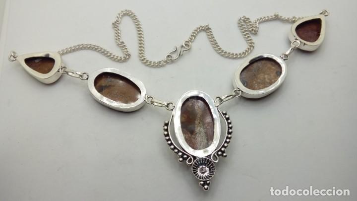 Joyeria: GARGANTILLA PLATA CON JASPE NATURAL - Foto 2