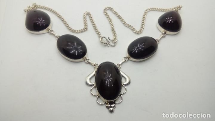 Joyeria: GARGANTILLA PLATA CON MINERAL ONIX - Foto 1