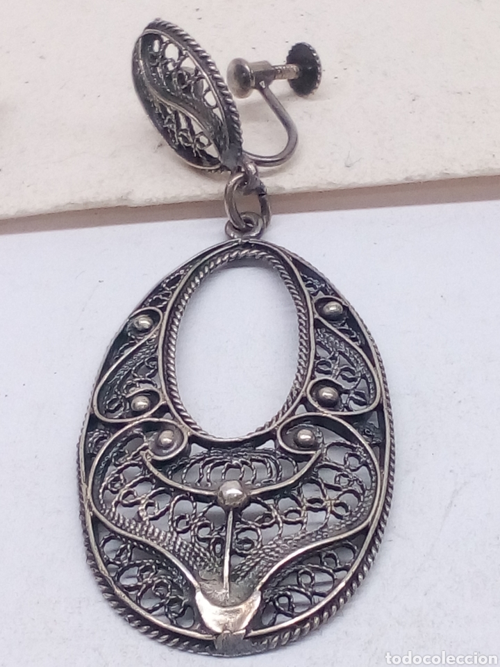 Joyeria: Pendientes de plata bonito dise&ntilde;o - Foto 1