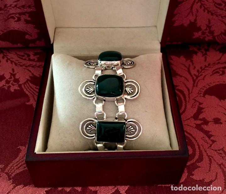 Joyeria: PULSERA - BRAZALETE CON CRISOCOLAS - 45 GRAMOS. - Foto 4