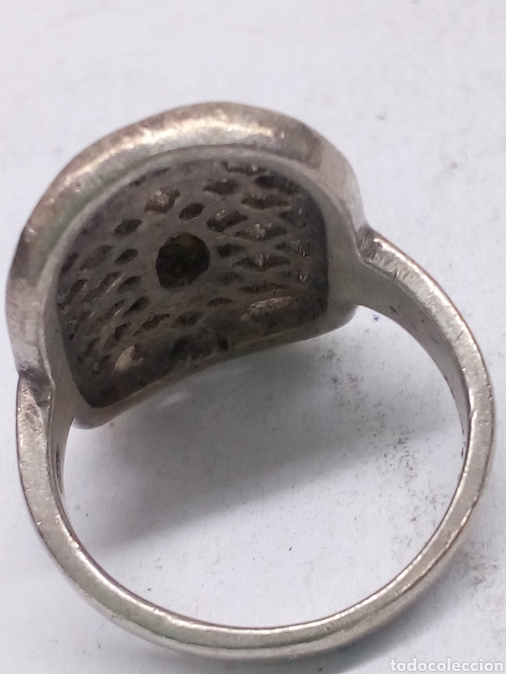 Joyeria: Anill&oacute; plata piedra onix Ref: S17 - Foto 2