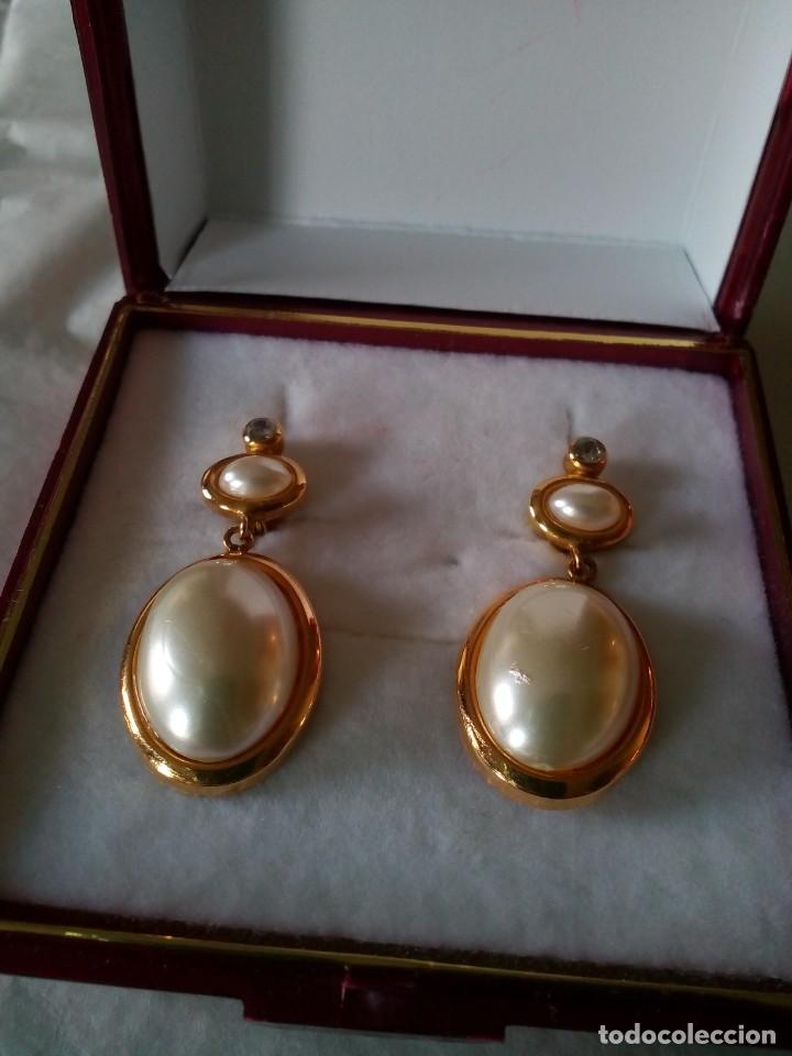 Joyeria: Pendientes dorados y perla - Foto 1