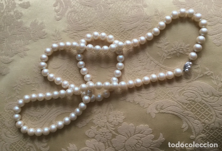Joyeria: COLLAR LARGO VINTAGE DE PERLAS 55 CM - Foto 3