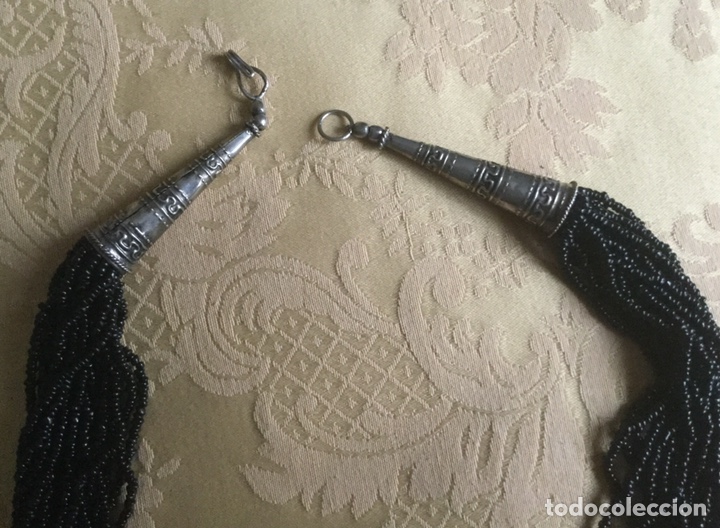 Joyeria: COLLAR ETNICO DE ABALORIOS NEGROS - Foto 4