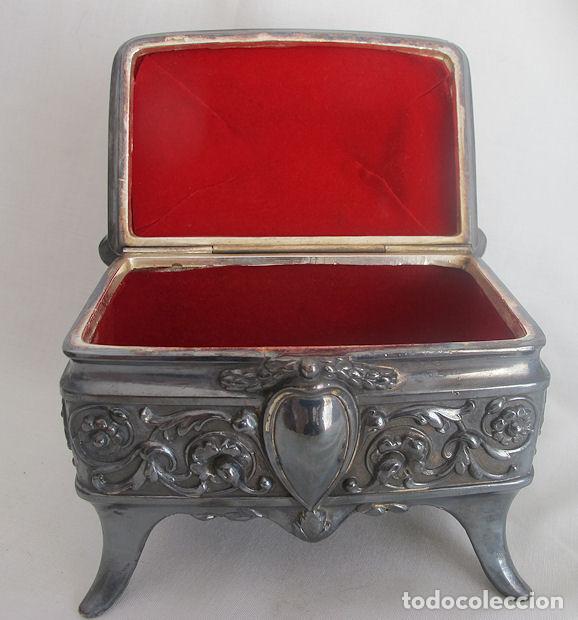 Joyeria: JOYERO DE PELTRE VINTAGE - Foto 3