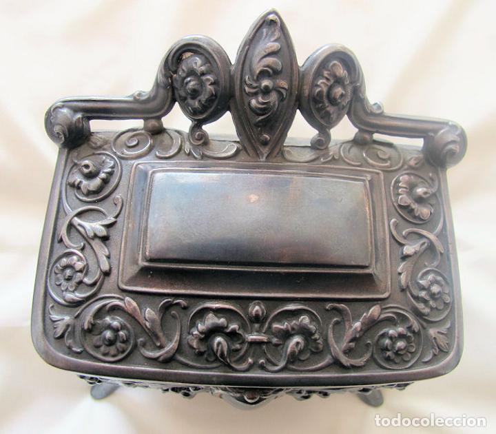 Joyeria: JOYERO DE PELTRE VINTAGE - Foto 4