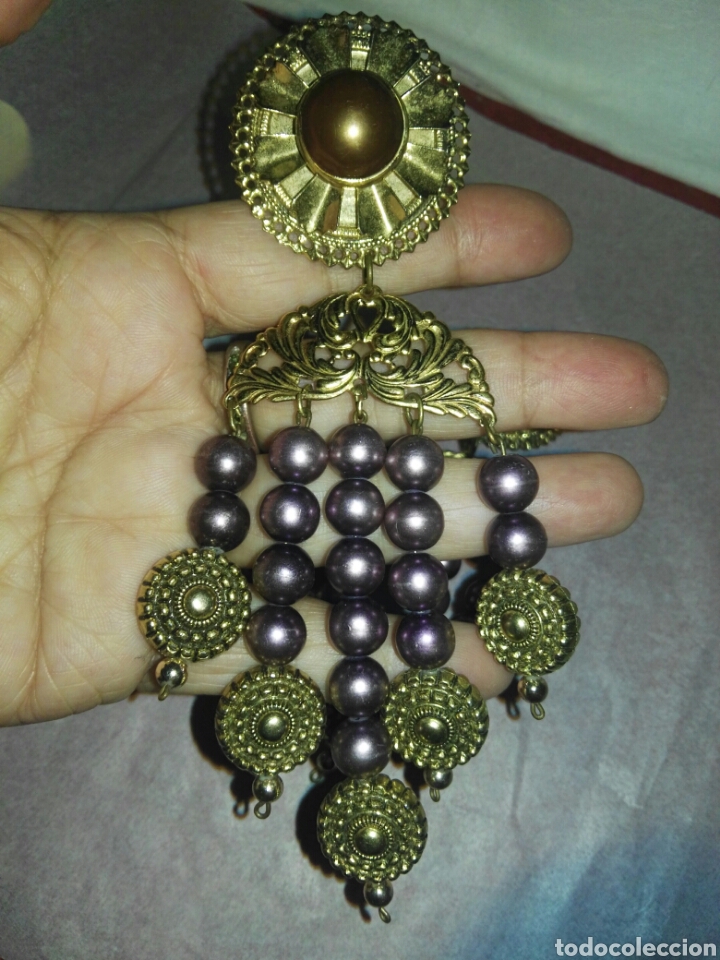 Gioielleria: BELLISIMOS Y GRANDES PENDIENTES VINTAGE DE FLAMENCA,FARALAES.REGIONALES.UNA MARAVILLA! MUY DIF&Iacute;CILES