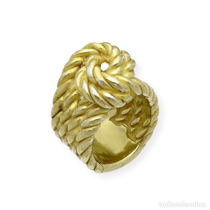 Joyeria: ANILLO PLATA CHAPADO ORO DE LEY ESTILO NUDOS - Foto 1