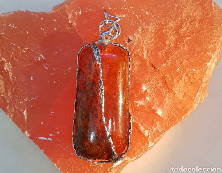 Joyeria: Colgante &Aacute;mbar b&aacute;ltico y plata 925 - Foto 1