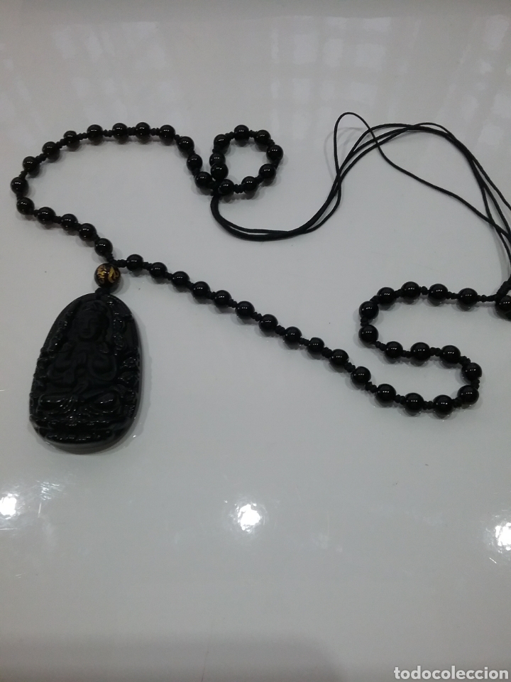 Joyeria: Colgante de Buda en Jade negro. - Foto 2
