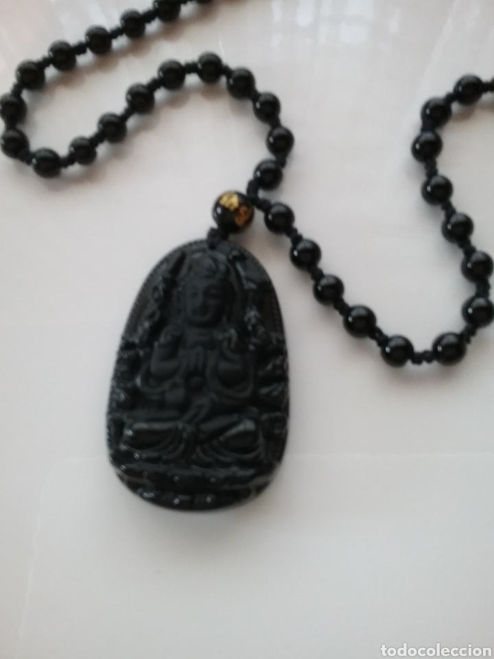Joyeria: Colgante de Buda en Jade negro. - Foto 3