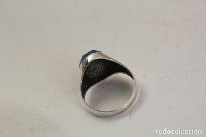 Joyeria: anillo en plata de ley con aguamarina - Foto 5