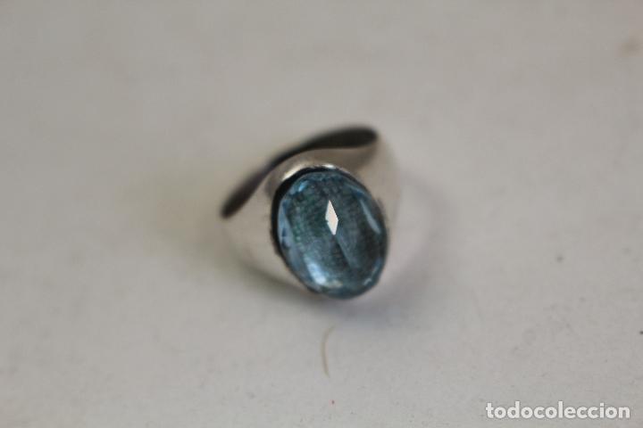 Joyeria: anillo en plata de ley con aguamarina - Foto 6