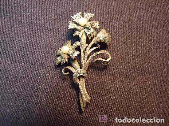 Joyeria: BROCHE AGUJA DE PLATA CON MARQUESITAS - Foto 1