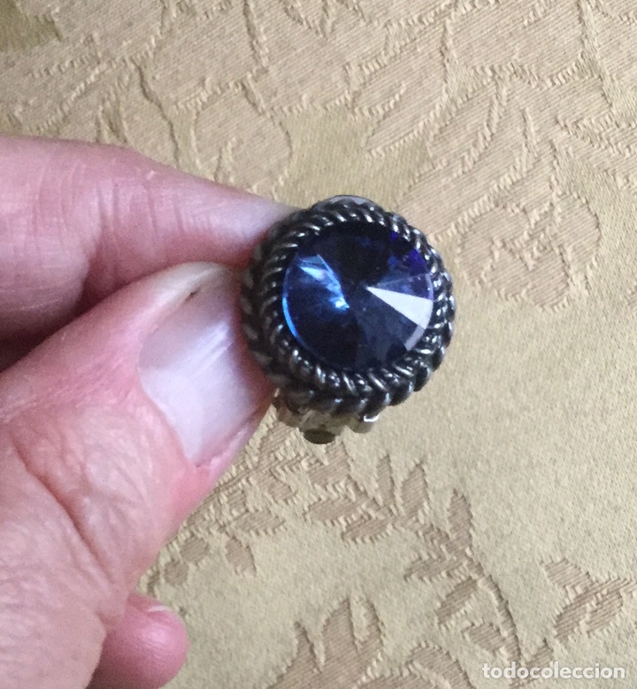 Joyeria: PENDIENTES VINTAGE AZUL INTENSO - Foto 3