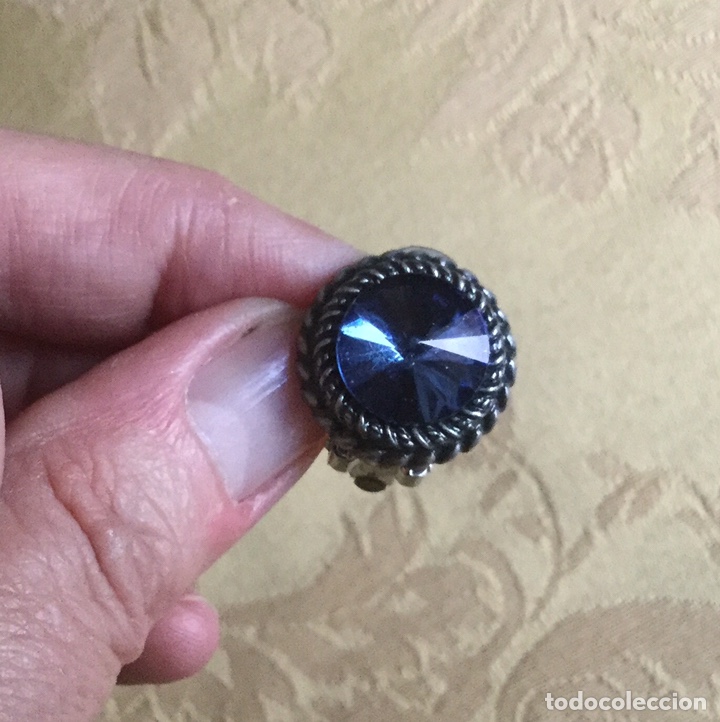 Joyeria: PENDIENTES VINTAGE AZUL INTENSO - Foto 6