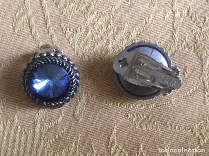Joyeria: PENDIENTES VINTAGE AZUL INTENSO - Foto 8