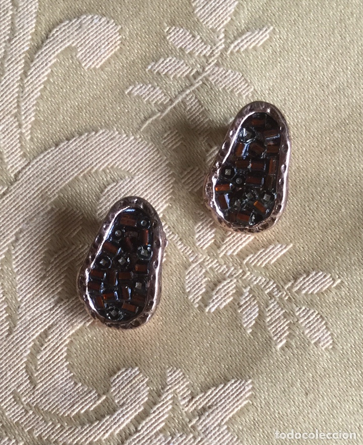 Joyeria: PENDIENTES COBRIZOS A&Ntilde;OS 80 - Foto 2