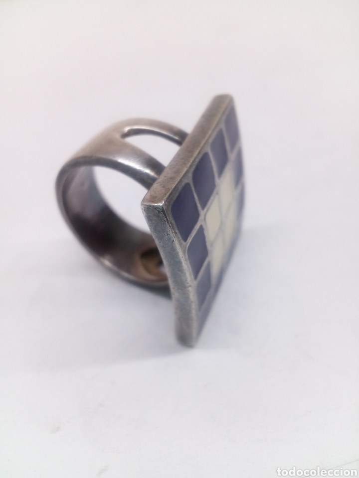Joyeria: Anillo de plata con esmalte/S76 - Foto 2