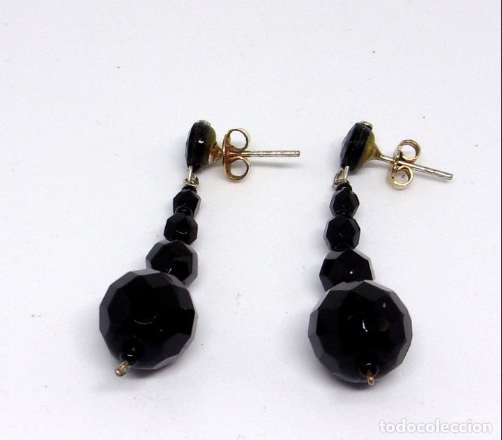 Joyeria: COLLAR DE CRISTAL NEGRO Y PENDIENTES - Foto 5