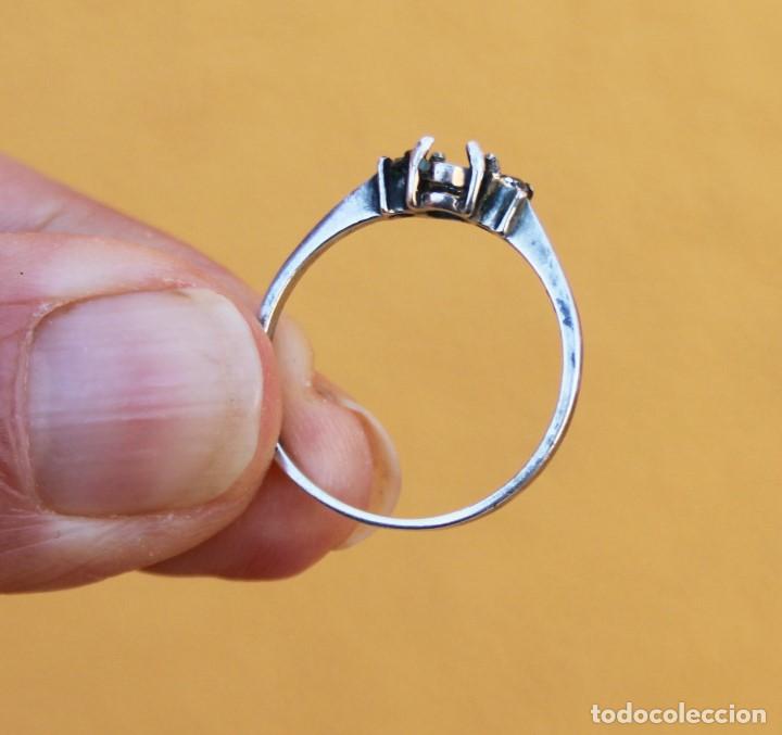 Joyeria: Anillo de plata con punz&oacute;n y circonitas - Foto 1