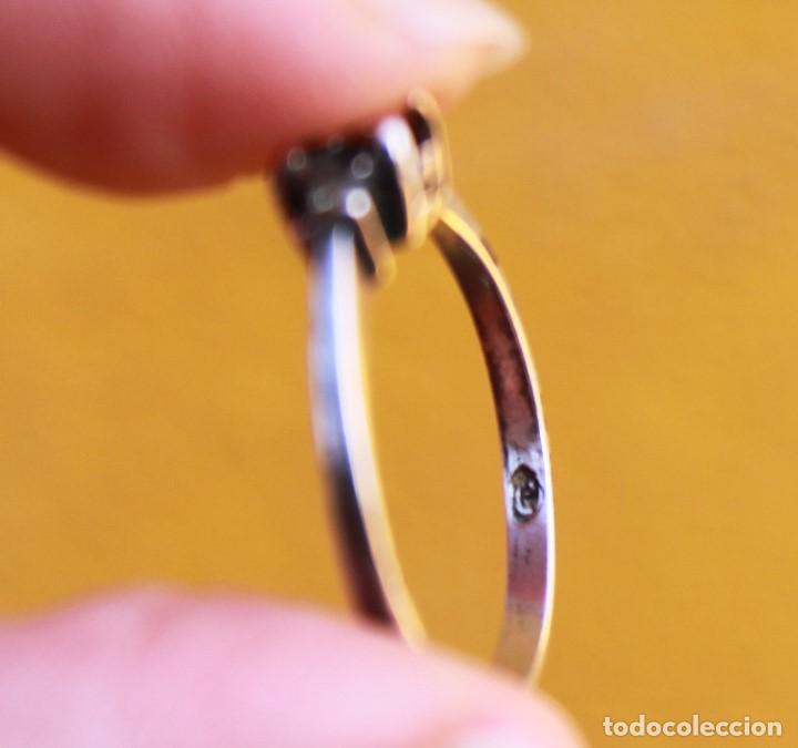 Joyeria: Anillo de plata con punz&oacute;n y circonitas - Foto 2