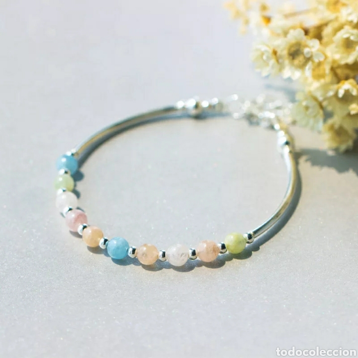 Joyeria: Pulsera plata y morganite ENV&Iacute;O GRATIS!! - Foto 1