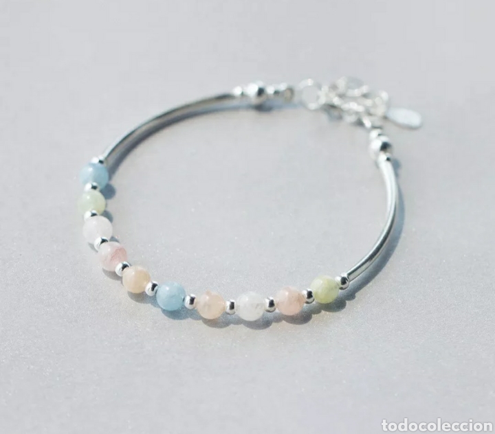 Joyeria: Pulsera plata y morganite ENV&Iacute;O GRATIS!! - Foto 2