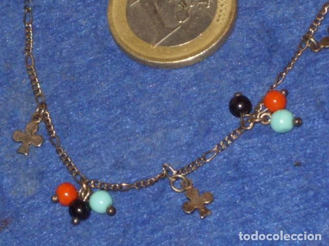Joyeria: PULSERA DE PLATA CON COLGANTES. - Foto 4