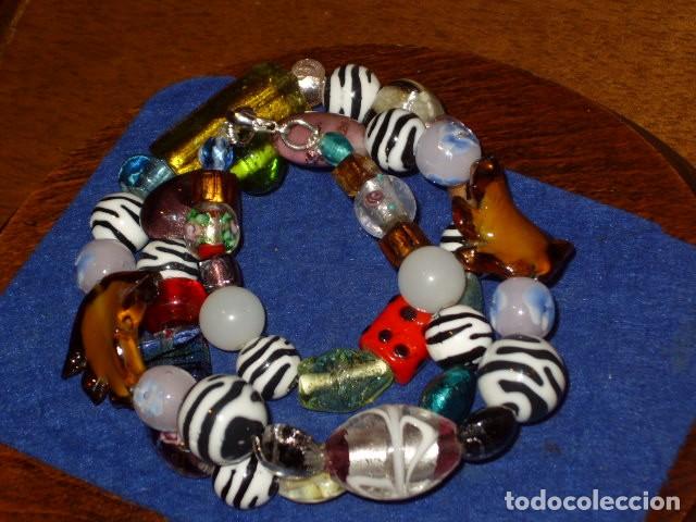 Joyeria: COLLAR DE CRISTAL DE MURANO Y BOLAS DE CEBRA.A&Ntilde;OS 70. - Foto 8
