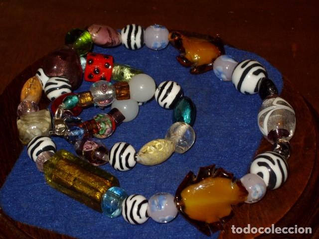 Joyeria: COLLAR DE CRISTAL DE MURANO Y BOLAS DE CEBRA.A&Ntilde;OS 70. - Foto 11