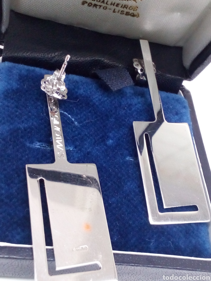 Joyeria: Pendientes Oimonas de plata rodiados - Foto 2