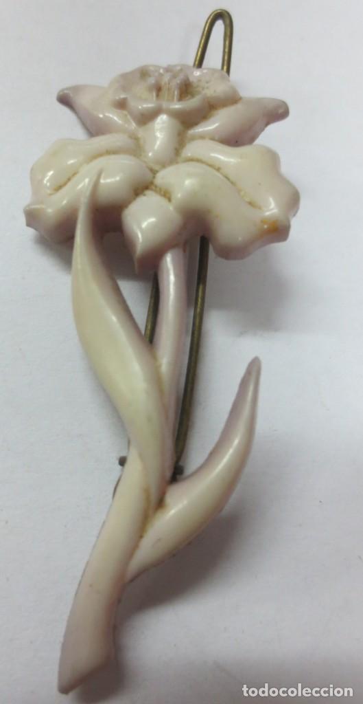 Joyeria: BROCHE ANTIGUO. FLOR - Foto 1