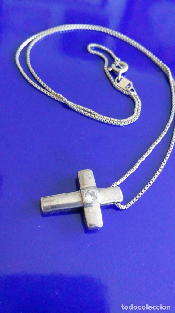 Joyeria: Cruz y cadena de plata - Foto 1