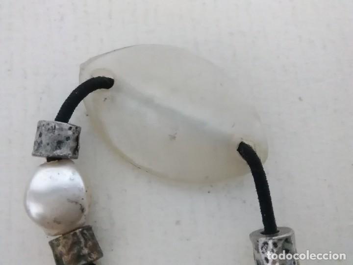 Joyeria: 2 pulseras de plata 925 n&aacute;car y perlas - Foto 3