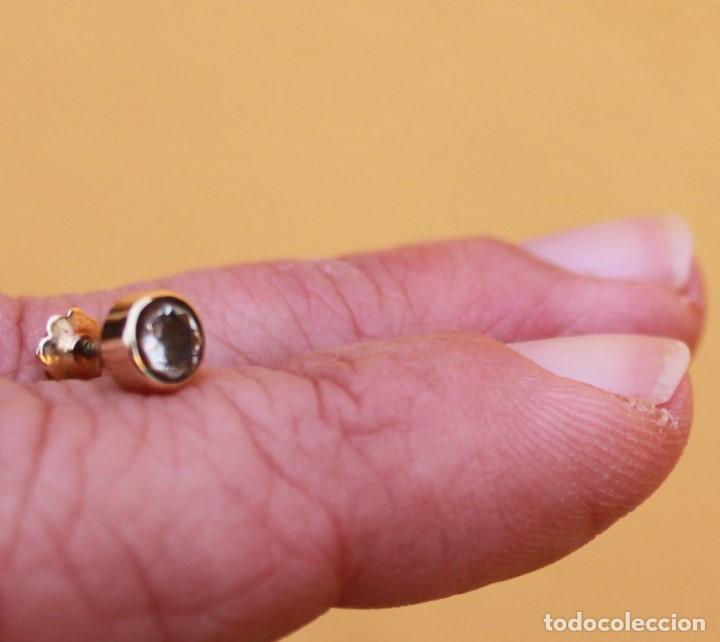 Joyeria: Pendiente de oro de 18 kilates con circonita - Foto 1