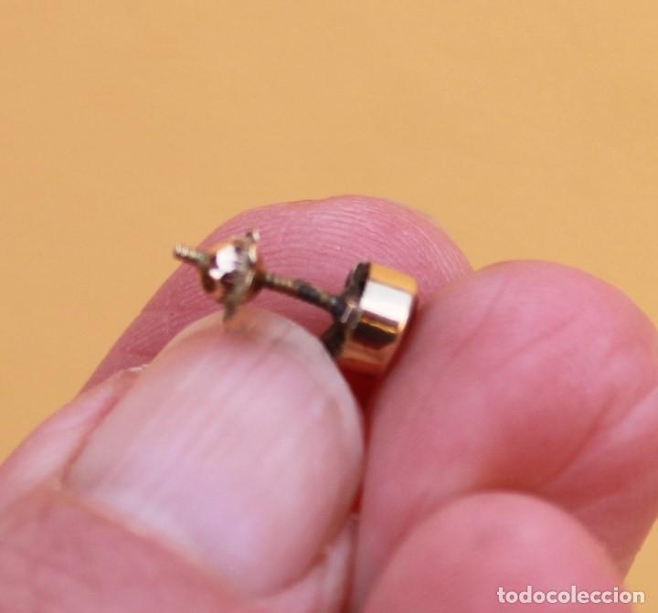 Joyeria: Pendiente de oro de 18 kilates con circonita - Foto 2