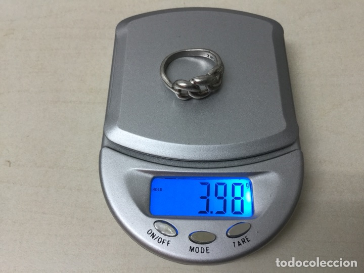 Joyeria: Anillo de plata de ley entrelazado - Foto 3