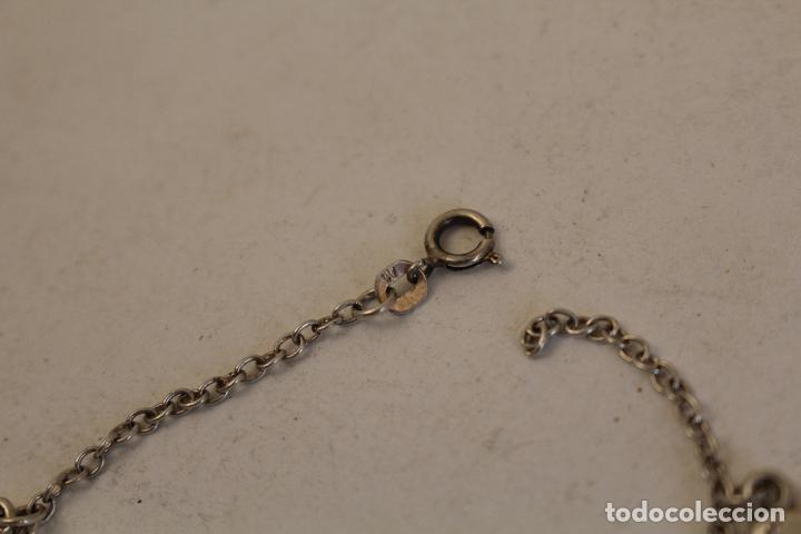 Joyeria: pulsera con delfines en plata de ley - Foto 3