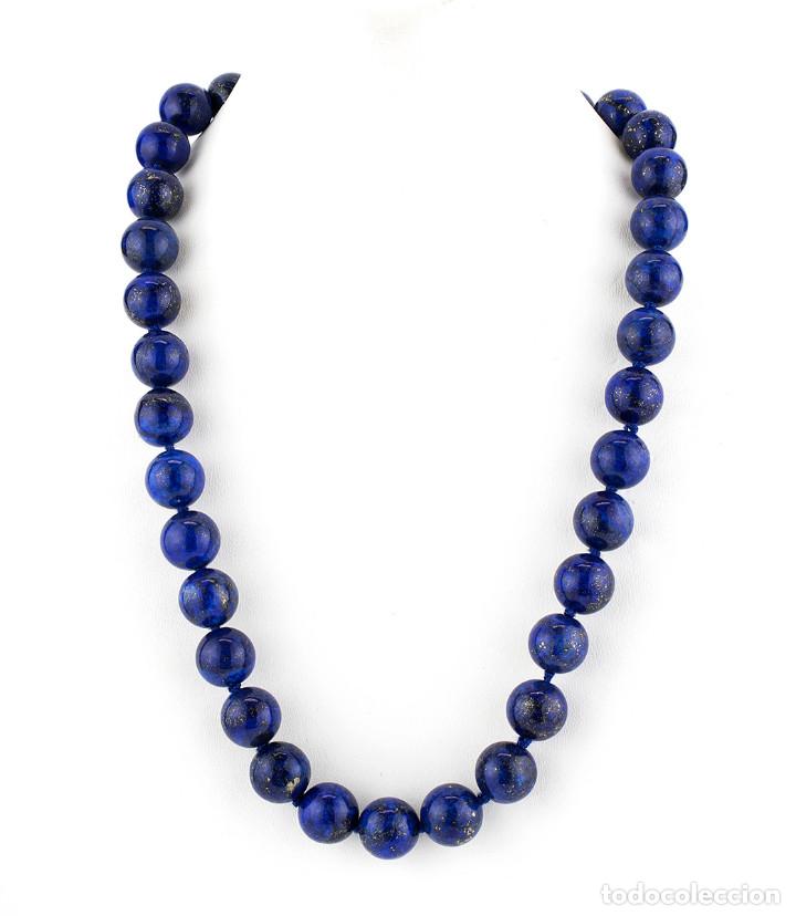 Joyeria: Collar de Plata de Primera Ley con Lapisl&aacute;zulis - Foto 1