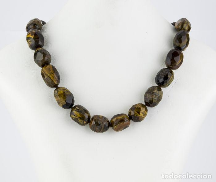 Joyeria: Collar de Ojo de tigre y Plata de Ley 925 - Foto 1