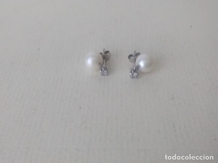 Joyeria: Pendientes plata 925 y brillantes - Foto 1