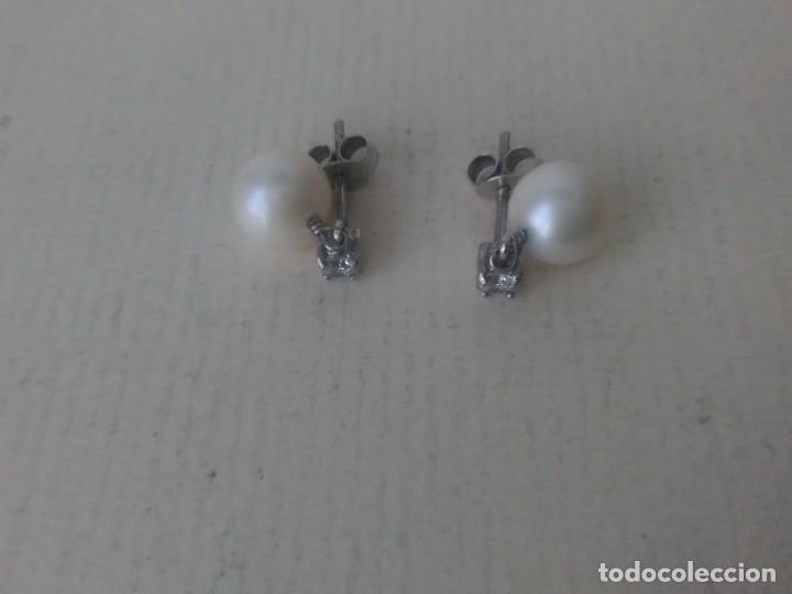 Joyeria: Pendientes plata 925 y brillantes - Foto 2