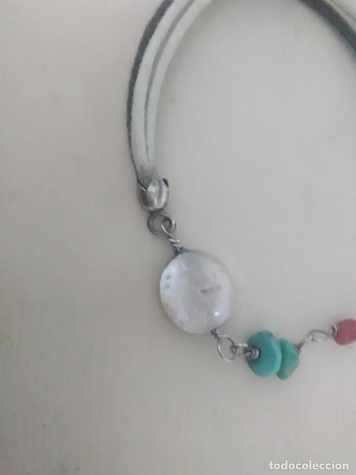 Joyeria: Pulsera plata 925 ( n&aacute;car.perla.piedras ) - Foto 2