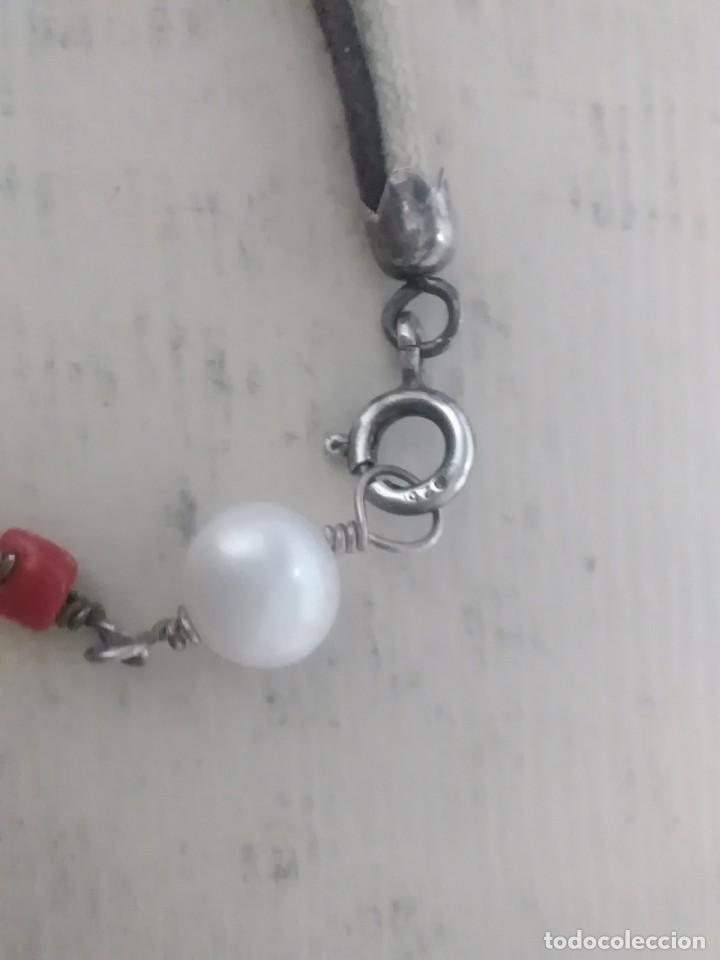 Joyeria: Pulsera plata 925 ( n&aacute;car.perla.piedras ) - Foto 5