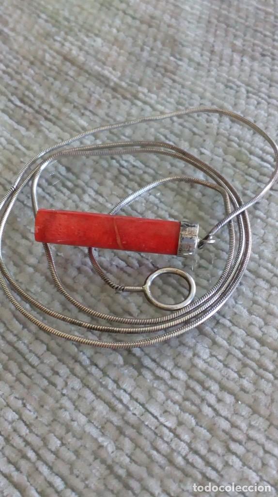 Joyeria: Collar de plata y coral - Foto 1