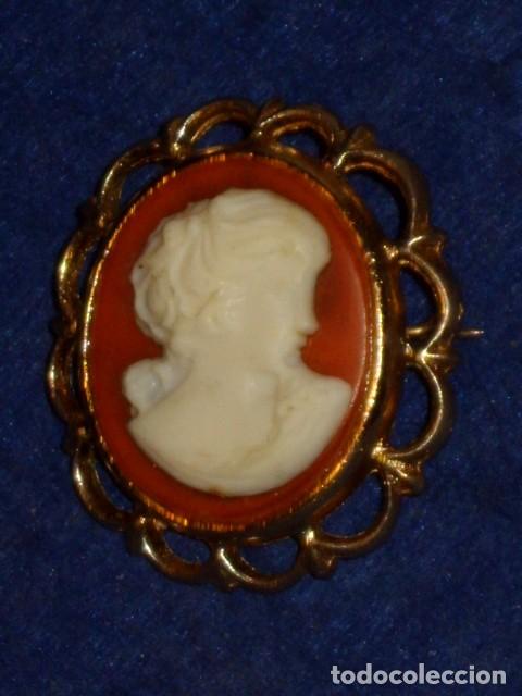 Joyeria: BROCHE CAMAFEO A&Ntilde;OS 60/70. - Foto 3