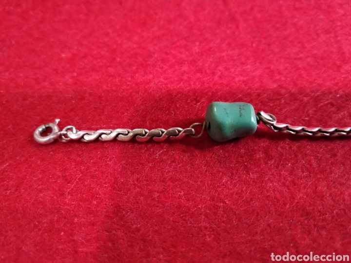 Joyeria: Pulsera de plata , turquesa y perlas - Foto 5