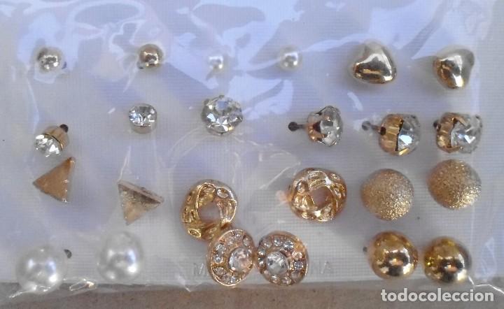 Joyeria: 12 PARES DE PENDIENTES PARA PODER INTERCAMBIAR - Foto 1